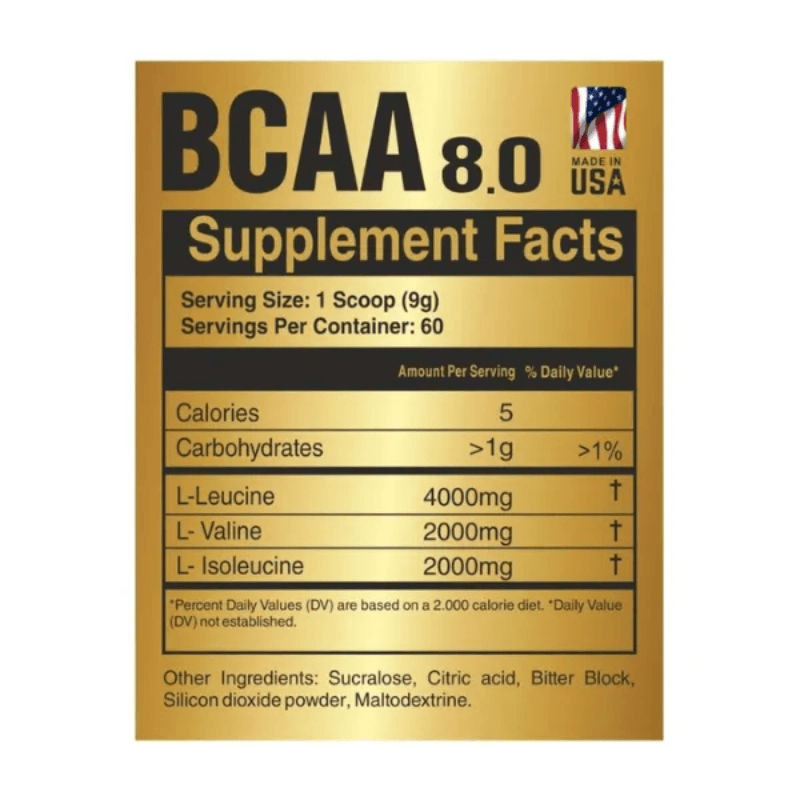 BCAA 8.0 Level Pro 540g (60 Serv.) - Citrus Punch — foto 2