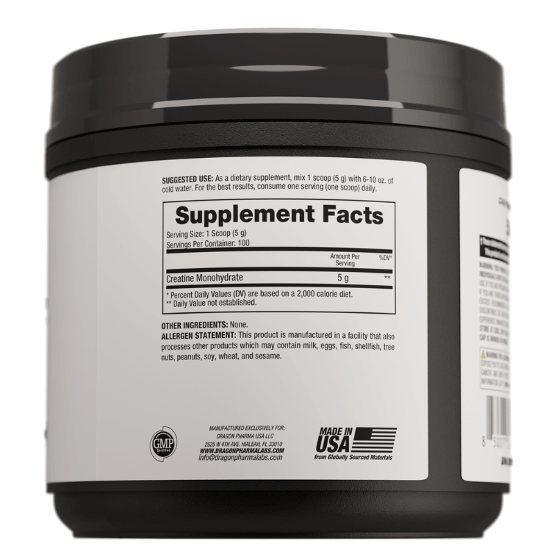 Creatina Dragon Pharma 500g (100 Serv.) — foto 2