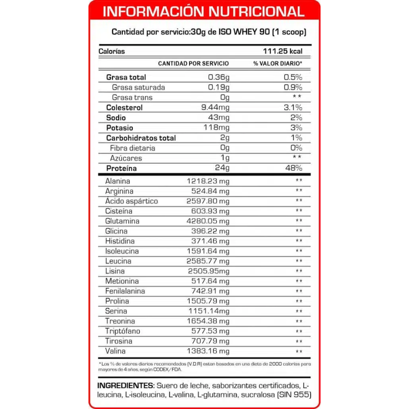 ISO Whey 90 1.1 Kg (37 Serv.) - Cookies & Cream — foto 2