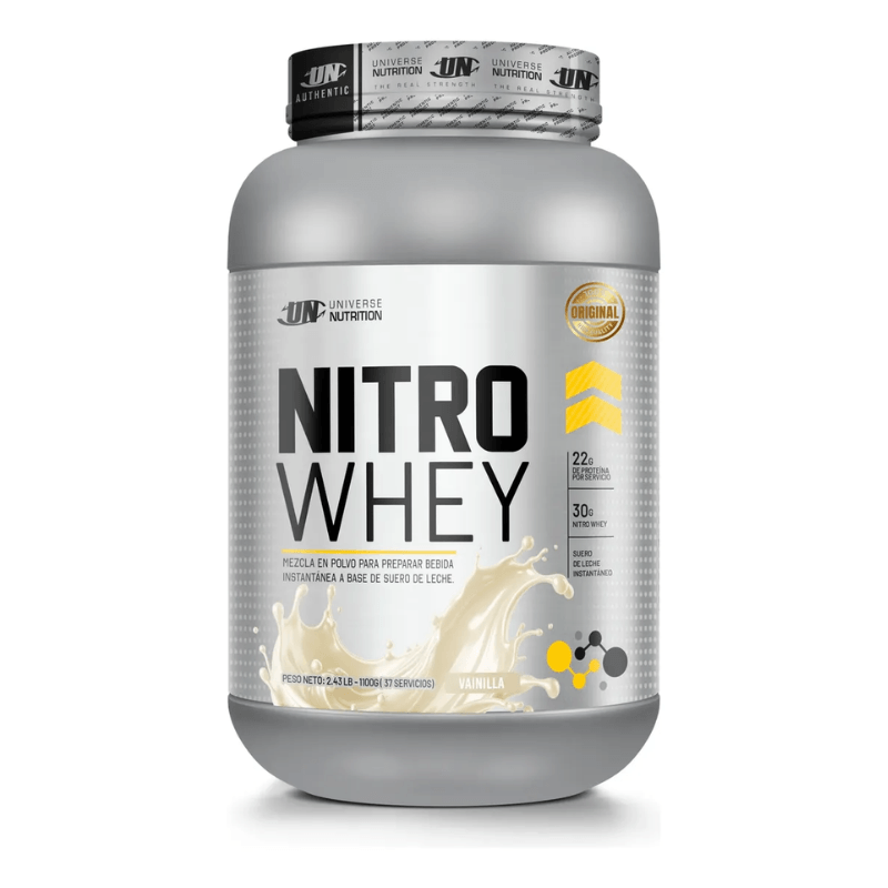Nitro Whey 1.1 Kg (37 Serv.) - Vainilla