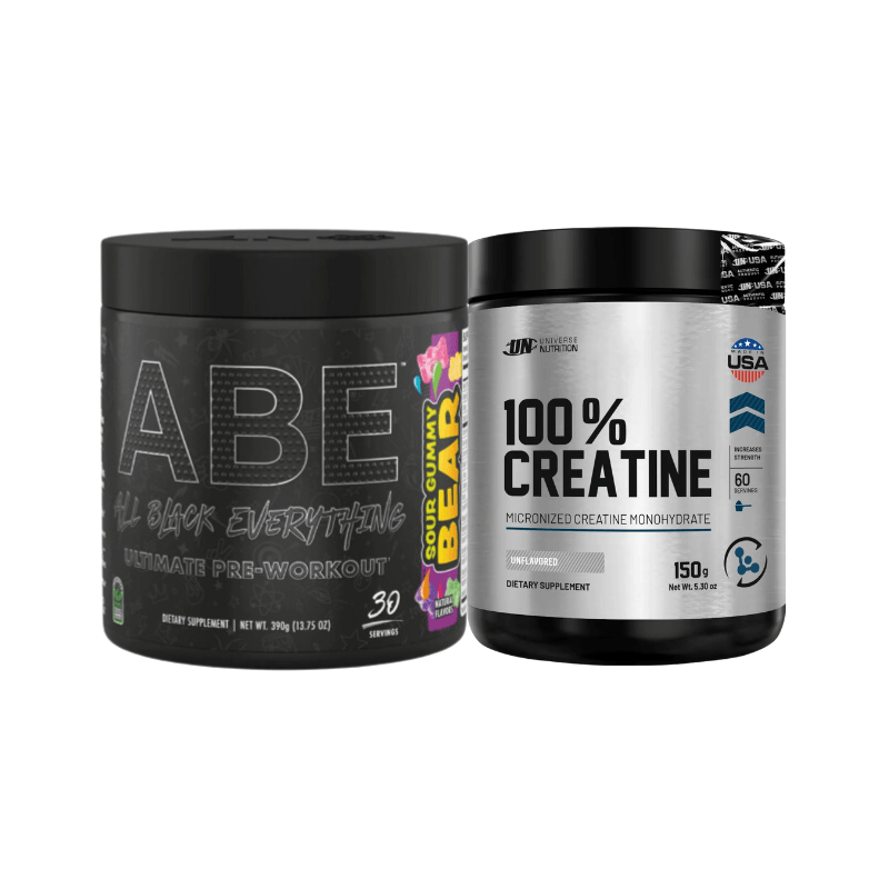 Pre Entreno ABE (30 Serv.) + Creatina UN 150g (60 Serv.)