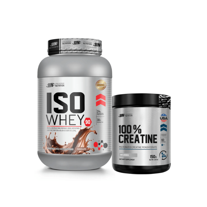 ISO Whey 90 1.1 Kg (37 Serv.) + Creatina UN 150g (60 Serv.) — foto 2