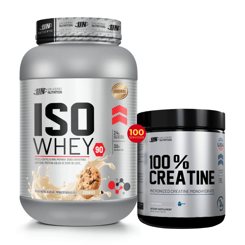 ISO Whey 90 Universe Nutrition 1.1 Kg + Creatina Universe Nutrition 250g