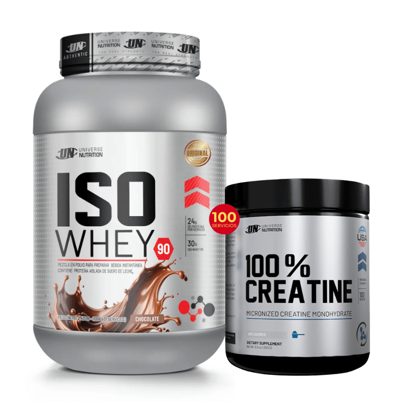 ISO Whey 90 Universe Nutrition 1.1 Kg + Creatina Universe Nutrition 250g — foto 2