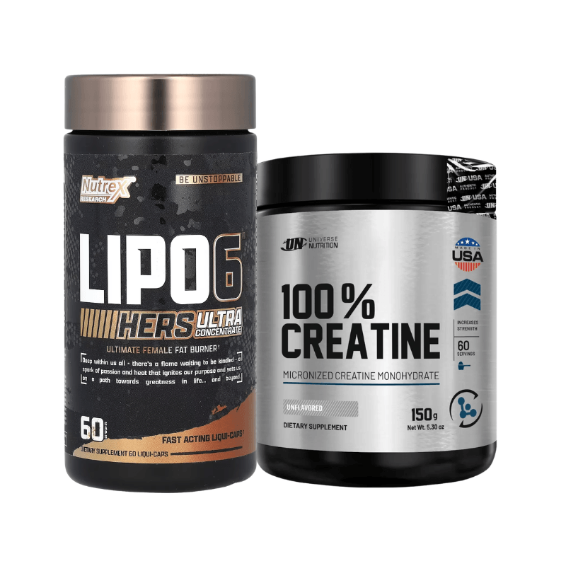 Lipo 6 Hers (60 Serv.) + Creatina UN 150g (60 Serv.)