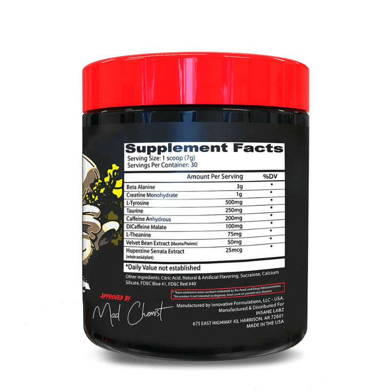 Pre Entreno Psychotic (30 Serv.) - Fruit Punch — foto 2