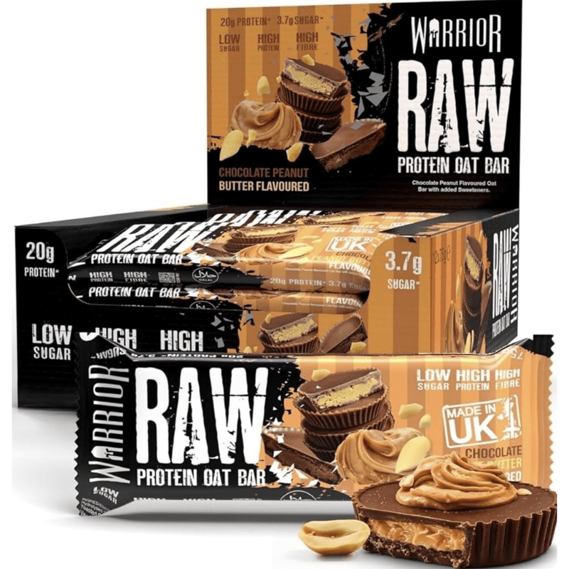 Barra Proteica Warrior Raw 20g Prot. (Caja x 12u)