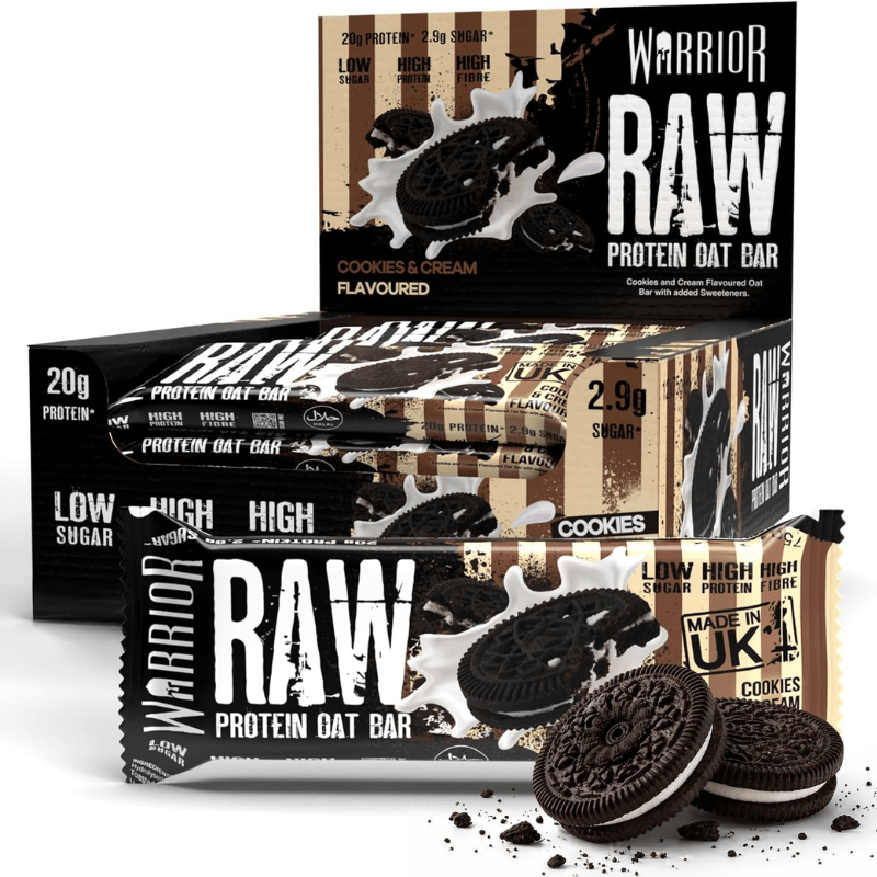 Barra Proteica Warrior Raw 20g Prot. (Caja x 12u) — foto 2