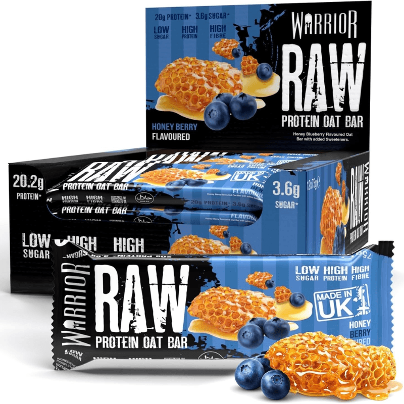Barra Proteica Warrior Raw 20g Prot. (Caja x 12u) — foto 3
